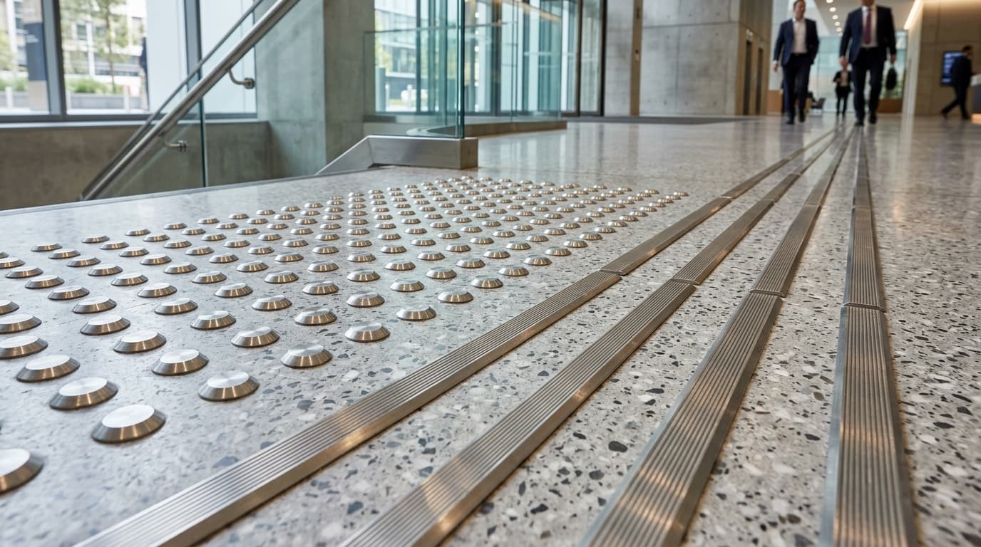 Tactile ground surface indicators and directional strips